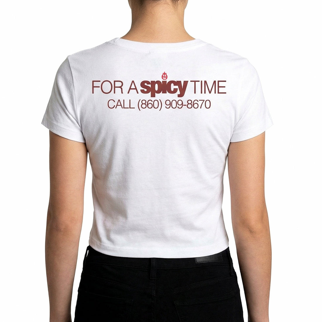 Spicy Hotline Retro Baby Tee - Shuug thumbnail image